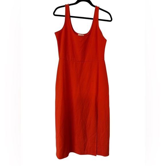 Open Edit Scoop neck dress with slit, size L - Picture 2 of 4